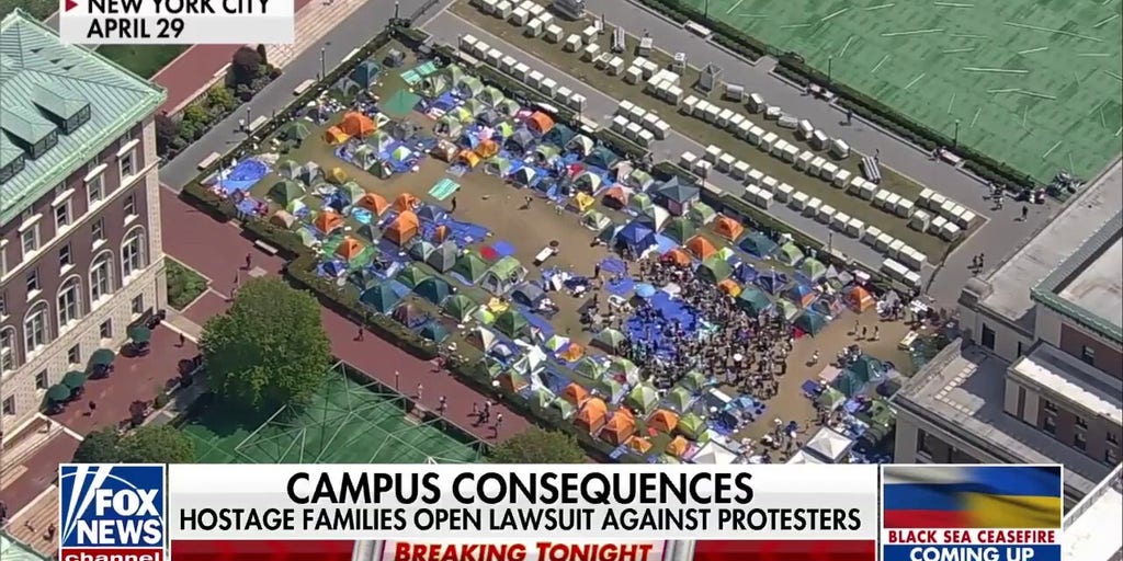 Hostages' families sue Columbia University protesters