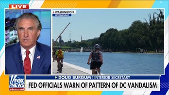 Secretary Burgum condemns vandalism targeting National Mall amid new threats