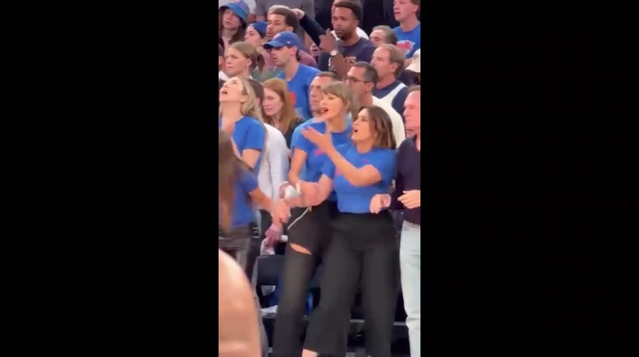 Taylor Swift and Mariska Hargitay share sweet moment during NBA Finals