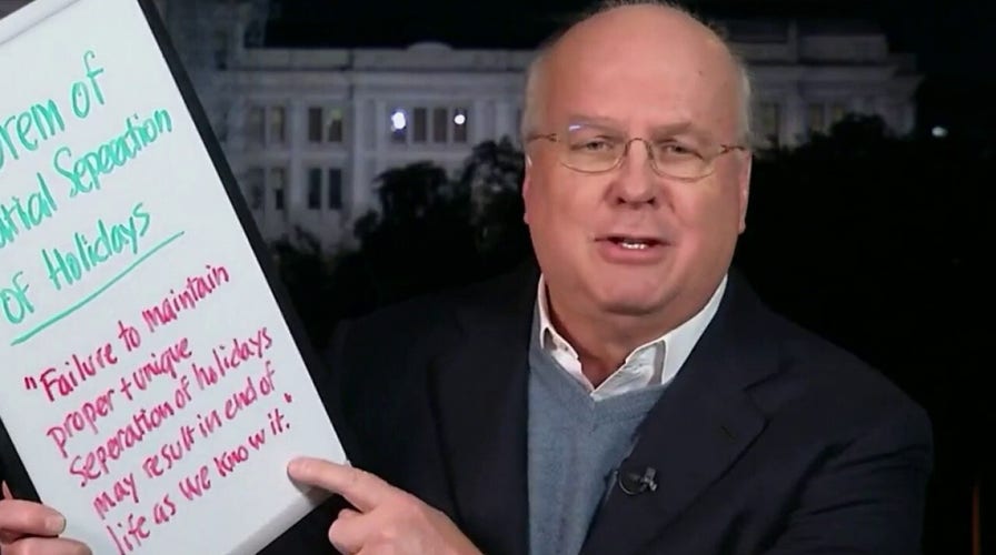 Karl Rove explains the 'theorem of spatial separation of holidays'