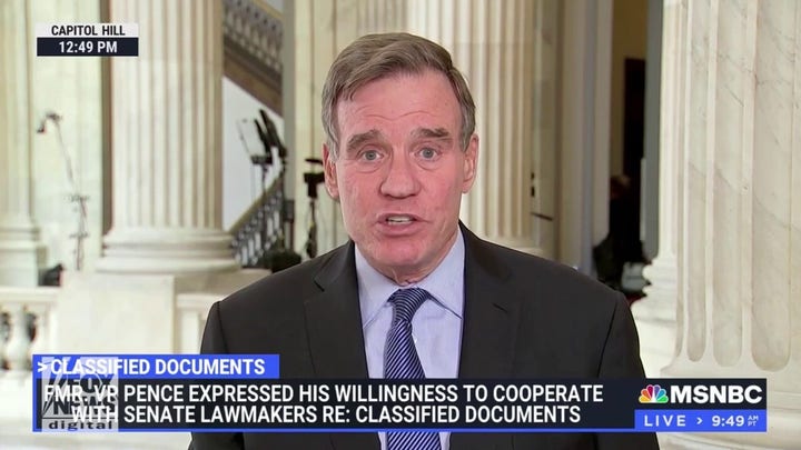 Mark Warner: Biden admin's lack of transparency over classified docs is 'outrageous'