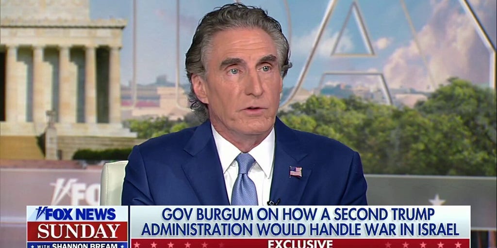 Strength is what will help de-escalate these tensions in world: Doug Burgum