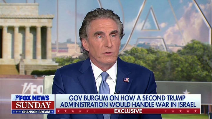 Strength is what will help de-escalate these tensions in the world: Doug Burgum