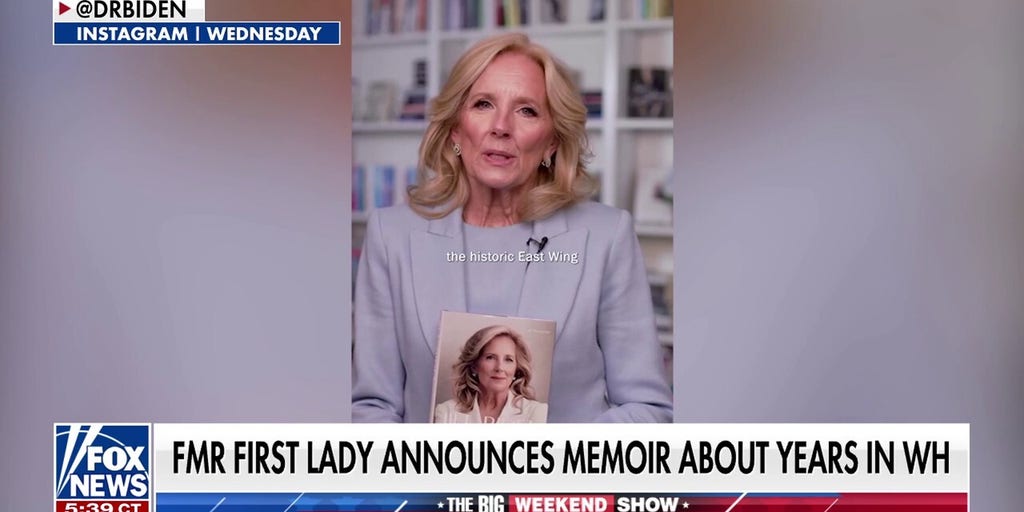 Jill Biden announces new book about her time as First Lady