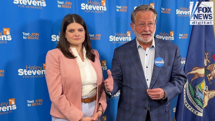 Rep. Haley Stevens pushes back on electability attacks as Sen. Gary Peters says she's Democrats' best shot in Michigan