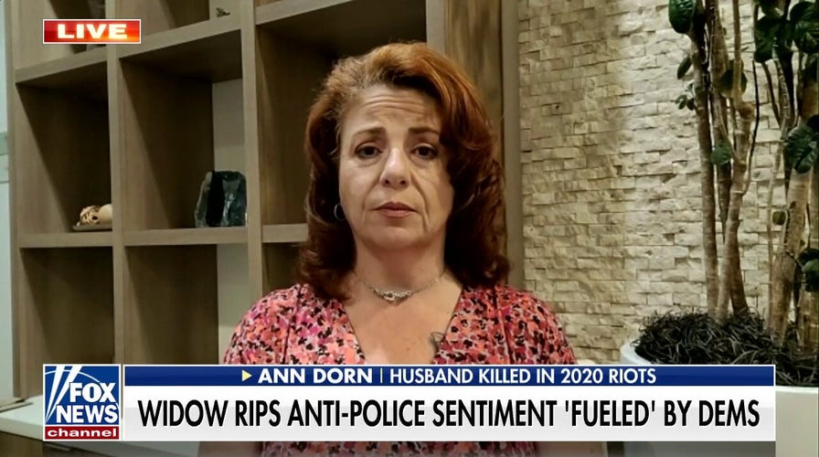 Widow of retired police captain rips Kamala Harris for BLM defense, lawless rhetoric
