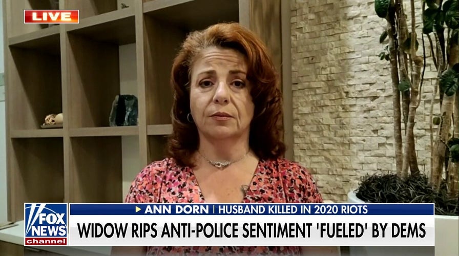 Widow of retired police captain rips Kamala Harris for BLM defense, lawless rhetoric