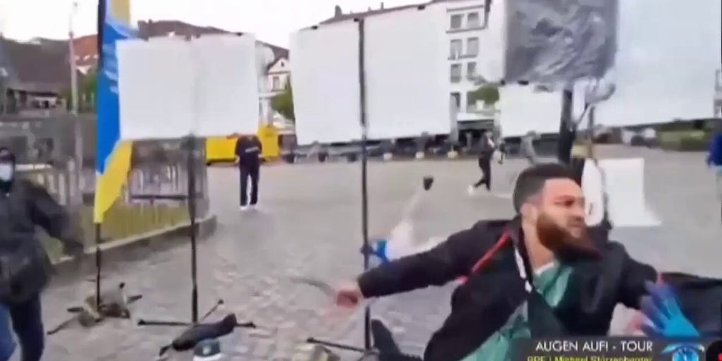 Anti-Islam activist stabbed in Germany attack caught on video