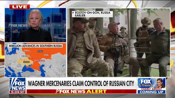 Wagner mercenaries claim control of Russian city, ‘alarming situation’: Rebekah Koffler