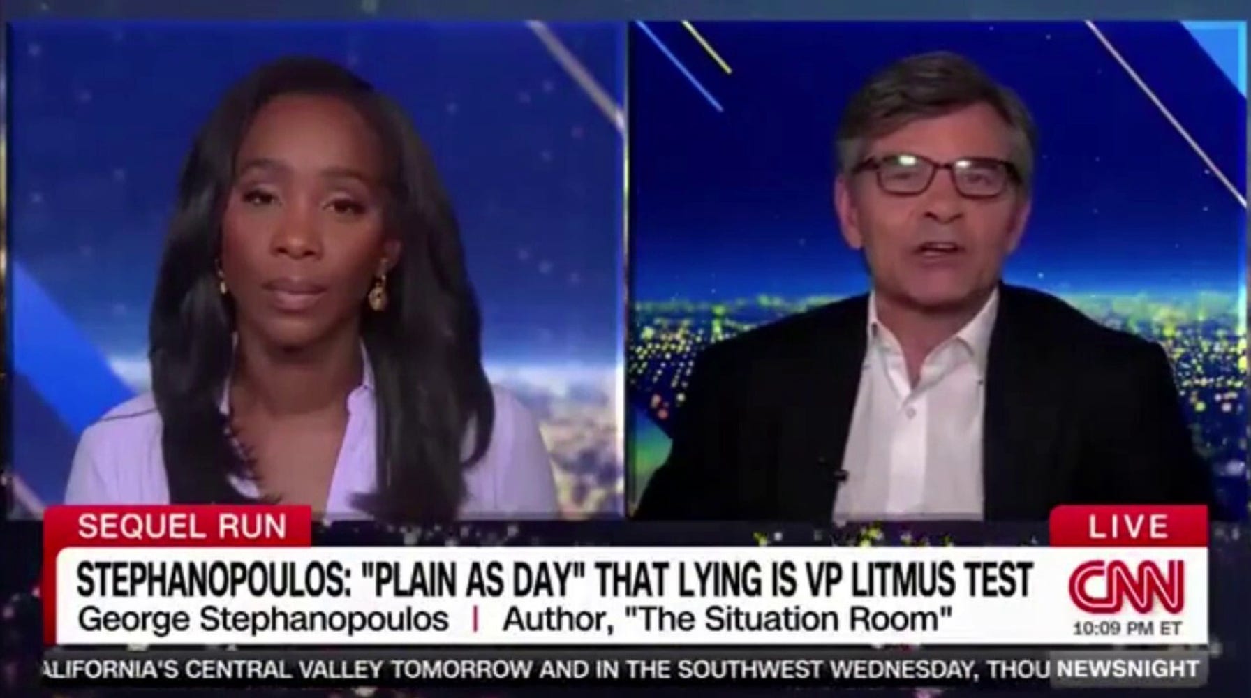 Stephanopoulos Insists on Grilling Trump About 2020 Election Results During Debate