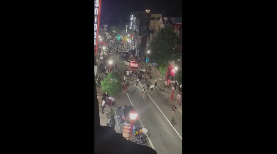Video shows people fleeing crowded area during Philadelphia mass shooting