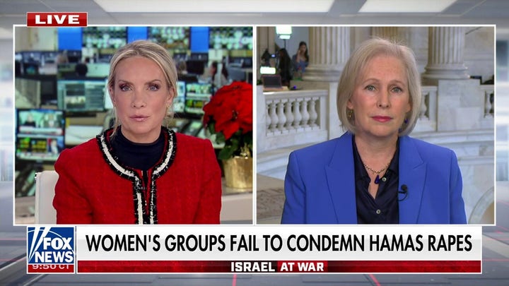 Kirsten Gillibrand 'furious' over women's groups failing to condemn Hamas rapes