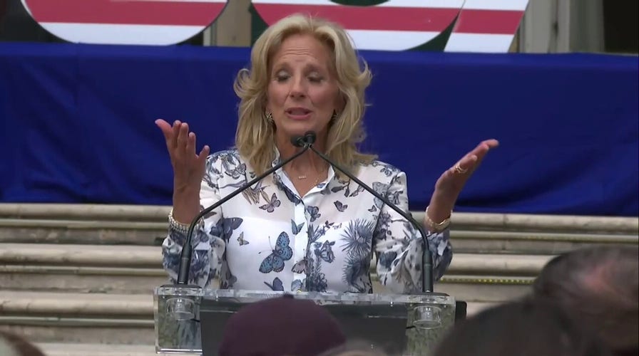 Jill Biden boasts of ‘united’ nation during meeting with families of Olympic athletes