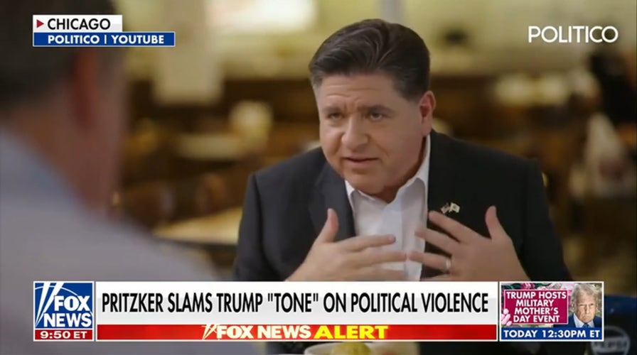 JB Pritzker slams Trump’s tone on political violence