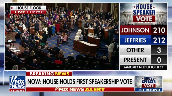 ‘Colonies problem’: Member’s mic cut after outburst during vote for Speaker of the House