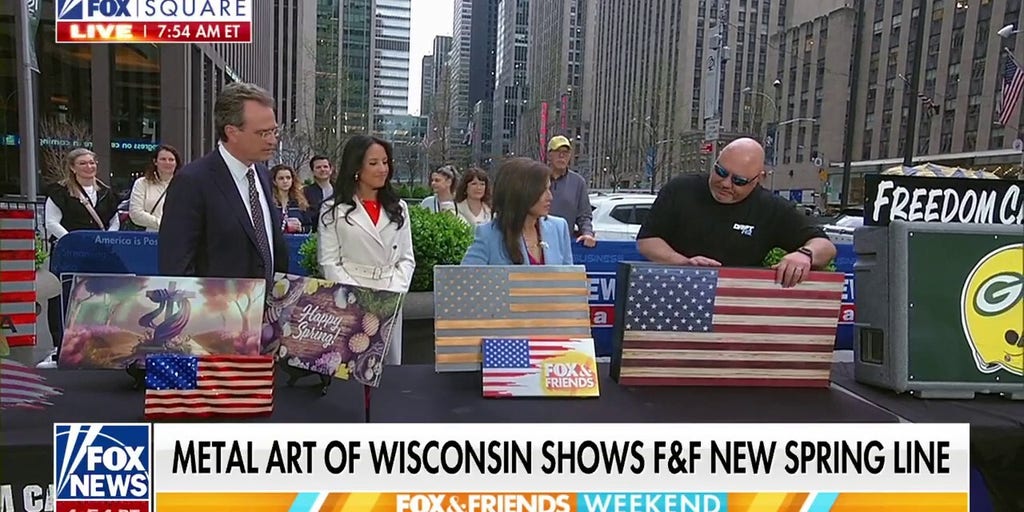 Wisconsin artist shows off American-made metal decorations