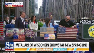 Wisconsin artist shows off American-made metal decorations