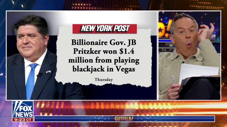 Greg Gutfeld calls bluff on JB Pritzker’s Vegas story