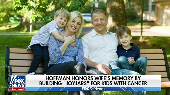 Hoffman honors wife's memory by helping kids with cancer 