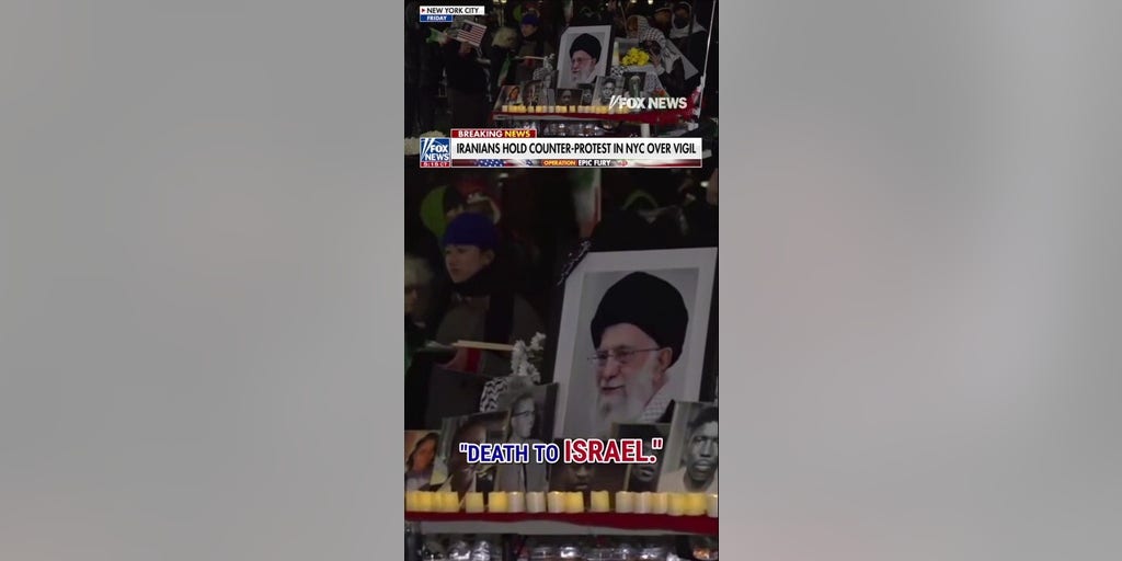Protesters hold VIGIL for Ayatollah Khamenei