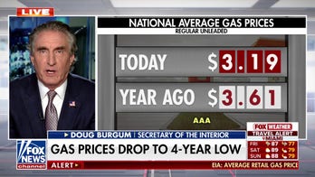 Secretary Burgum touts Trump's energy policies as gas prices drop: 'Committed to unleashing American energy'