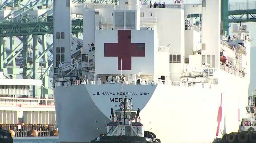 Trump to send off 'stocked up' Navy hospital ship to New York for coronavirus response