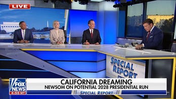 Newsom says he won’t run for president in 2028 if Harris runs