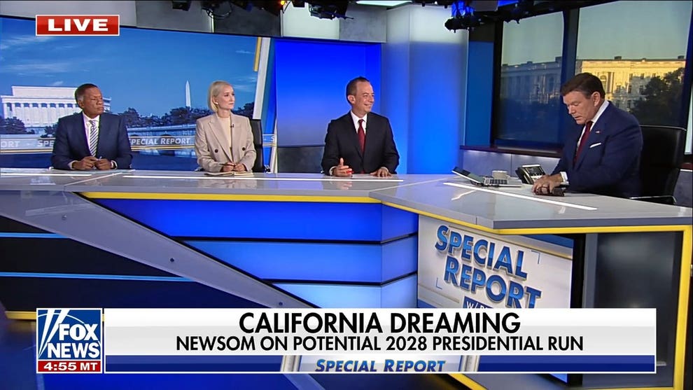 Newsom says he won’t run for president in 2028 if Harris runs