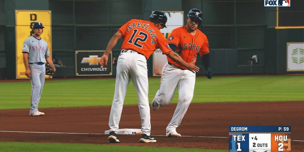 Yainer Diaz hits home run, giving Astros a 2-1 lead vs. Rangers