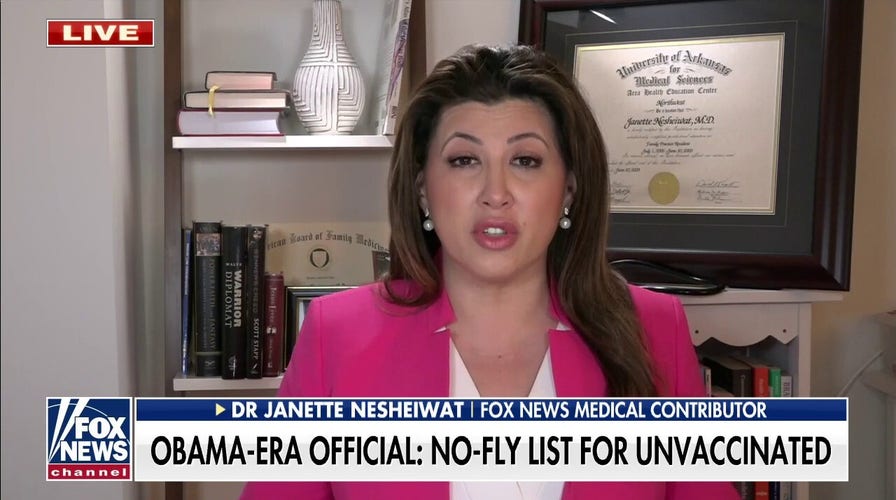 Obama-era official suggests nonvaccinated people be placed on no-fly list
