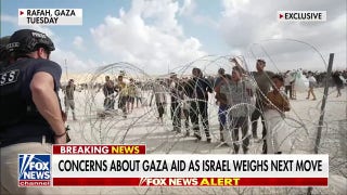 Desperate Gazans form 'human tidal wave' as they swarm aid site