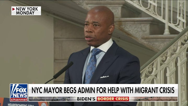 NYC Mayor Eric Adams calls for 'state of emergency' over migrant crisis