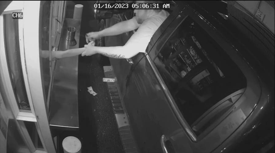 Washington police seek man in attempted abduction of barista at drive-thru window