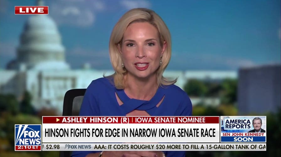 Hinson fights for edge in tight Iowa Senate race