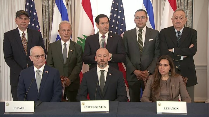 Rubio announces US-backed framework deal between Israel, Lebanon