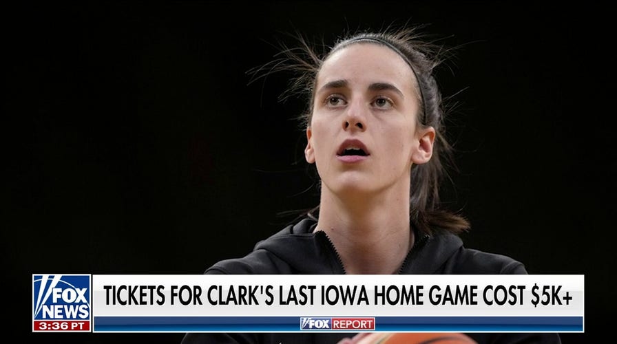 Ticket prices soar for Caitlin Clark's final Iowa home game