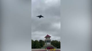US military plane seen approaching Moscow, Russia airport