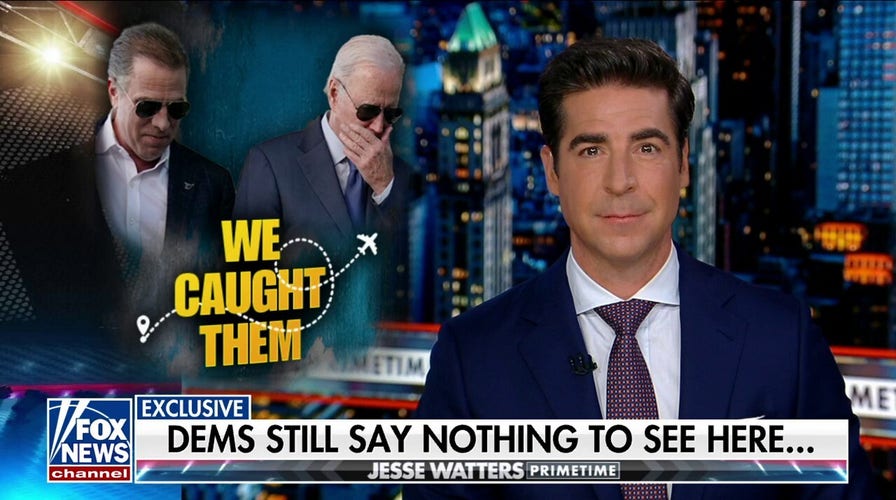 JESSE WATTERS: Hunter Biden flew overseas with his dad at least eight ...