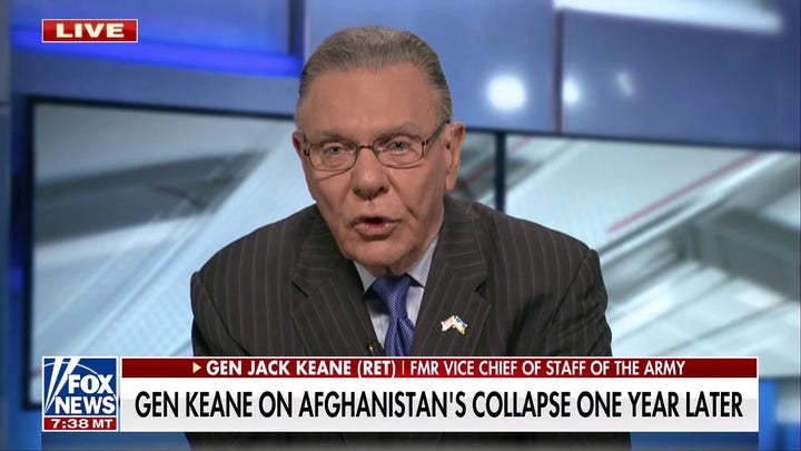 Gen. Keane on a year since Afghanistan withdrawal: What happened was an unconditional surrender