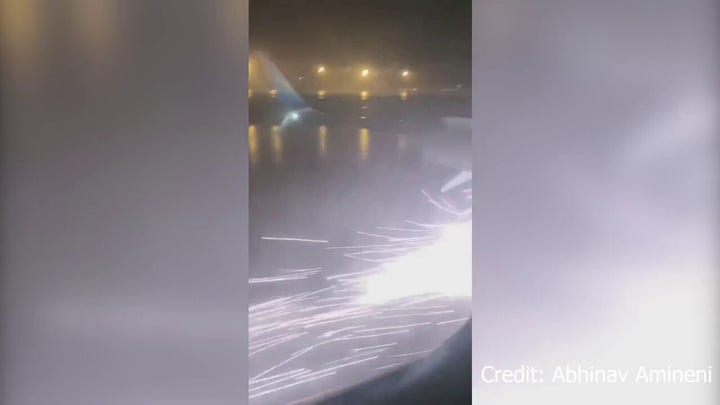 Alaska Airlines flight makes hard landing at John Wayne Airport in CA