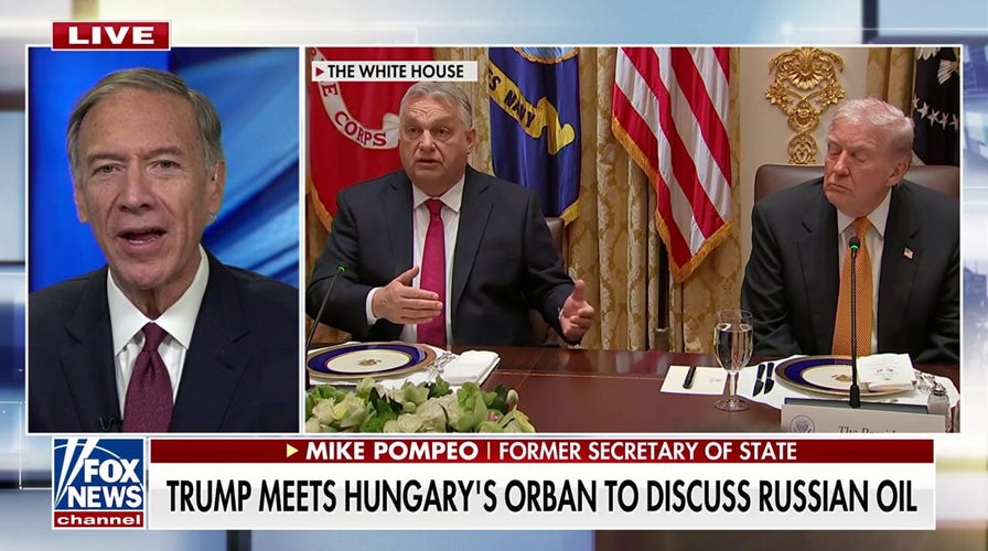 Trump meets with Hungarian PM to discuss Russian oil sanctions