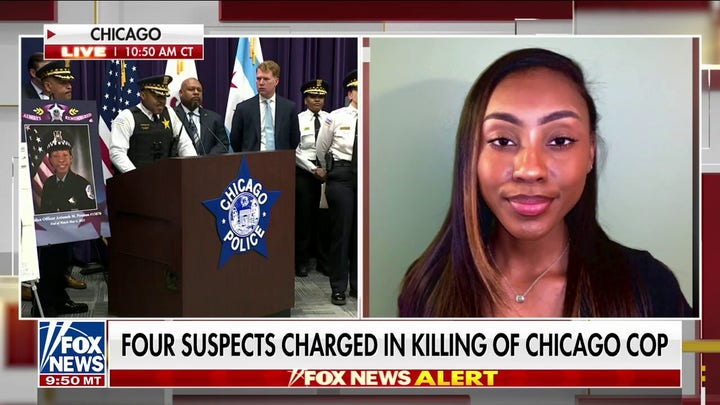 Four suspects charged in murder of Chicago cop Areanah Preston