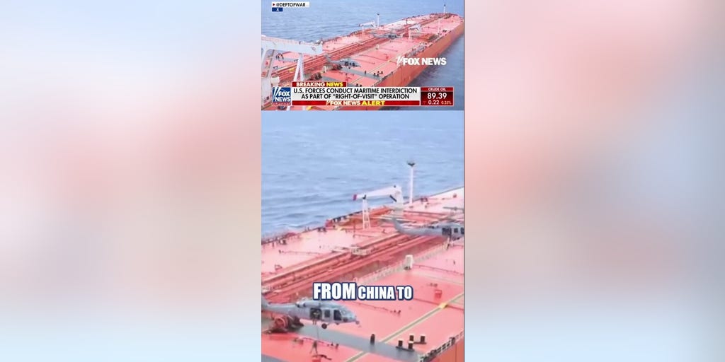 WATCH: US military conducts maritime interdiction, boards vessel