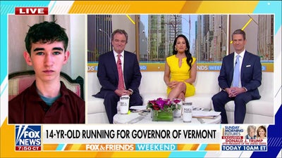 14-year-old launches run for Vermont governor, sparking debate over age and leadership
