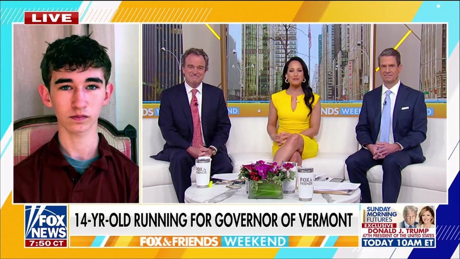 14-year-old launches run for Vermont governor, sparking debate over age and leadership