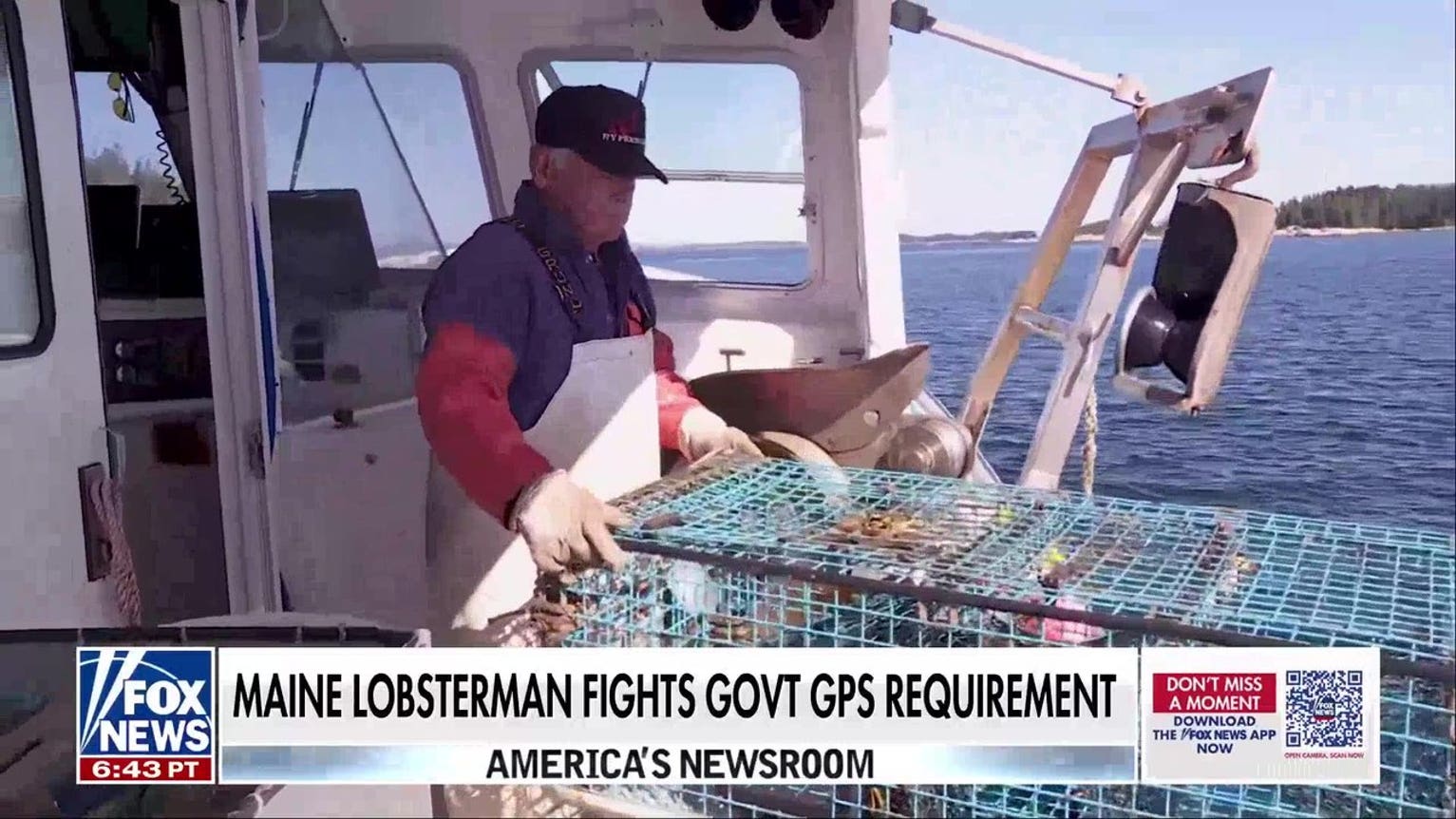 Maine lobsterman sues state sover GPS tracking mandate