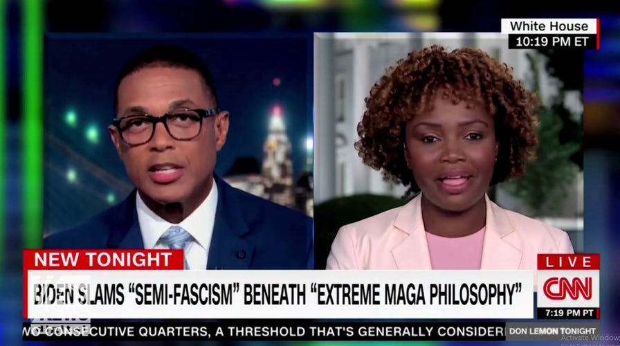 CNN host, White House press secretary clash over 'semi-fascism'