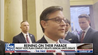 Raining on the House parade: Proxy vote plan conflict delays judicial limits debate