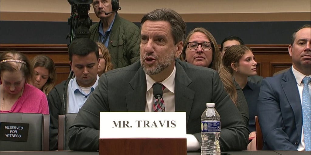 Clay Travis delivers testimony at examination of Sports Broadcasting Act