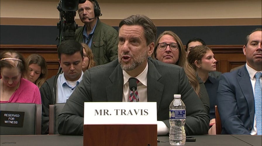 Clay Travis delivers testimony at examination of Sports Broadcasting Act